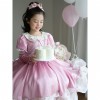 女童连衣裙春新款粉色公主裙灰姑娘女宝宝生日礼服洛丽塔儿童裙子