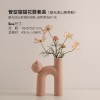 贝汉美可爱猫猫花瓶高级感摆件客厅插花家居装饰品亚马逊跨境热采