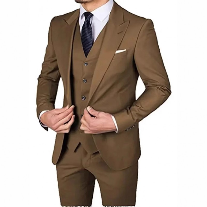 外贸新款男士西服套装日常派对西服商务洽谈正式西服套装2026新款