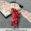9头胶片蝴蝶兰仿真假花婚庆礼堂花排路引插花装饰布置花艺花材