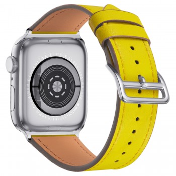 适用苹果表带皮 apple watch皮 苹果手表表带皮iwatch表带皮新
