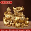 批发貔貅招才摆件一对客厅玄关办公室开业家居装饰品摆件黄铜貔貅