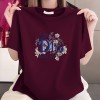 100%纯棉短袖t恤女夏季新款宽松大码遮肚子中长款复古透气半袖潮i