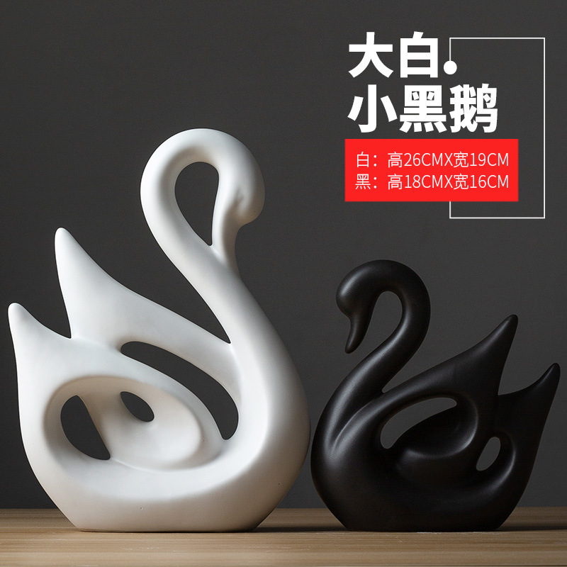 景德镇陶瓷摆件北欧客厅电视柜酒柜玄关鹿装饰品创意摆设创意摆设