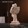 沉默是金北欧复古装饰工艺品树脂艺术品家居客厅酒柜摆件摄影道具
