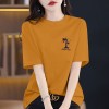 设计感纯棉短袖t恤女2026新款百搭休闲气质百搭夏季洋气半袖上衣