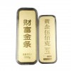仿真样品金条 铜镀金财富金条投资金砖 金店银行柜台摆件金条