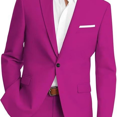 男式韩版西装两件套修身西服商务派对舞会套装纯色单扣结婚伴郎服