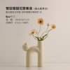 贝汉美可爱猫猫花瓶高级感摆件客厅插花家居装饰品亚马逊跨境热采