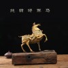 黄铜将军马创意唐马艺术摆件酒店办公室家居客厅酒店开业装饰礼品