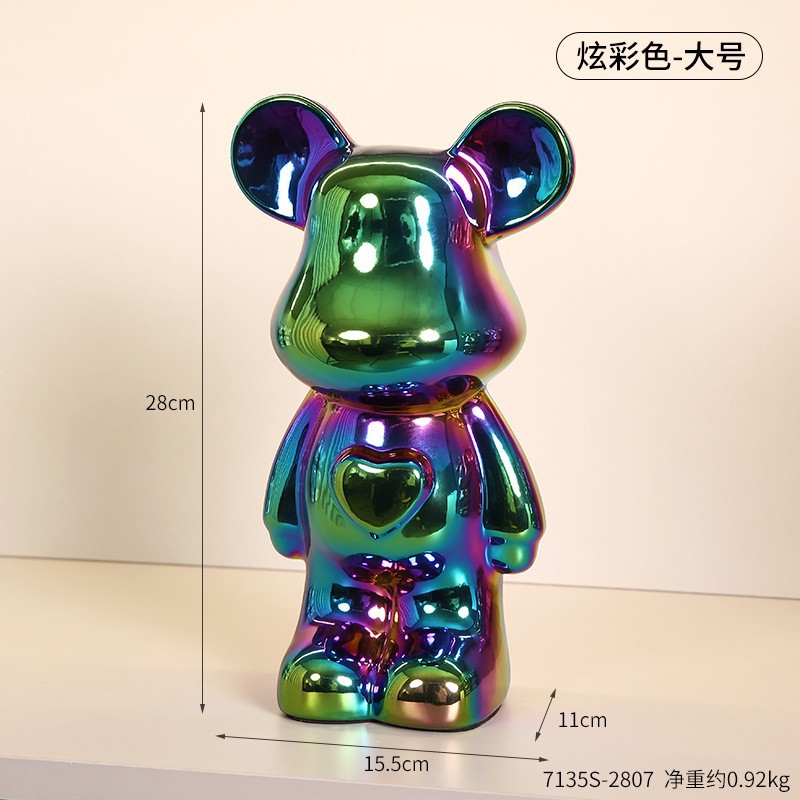 现代轻奢艺术摆件大全客厅书房电视柜办公室桌面装饰品树脂工艺品