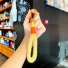 毛绒手机挂绳挂件配饰马卡龙色小清晰包包钥匙挂件实用手机链挂饰