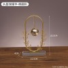 现代轻奢艺术摆件大全客厅书房电视柜办公室桌面装饰品树脂工艺品