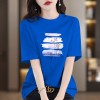夏季新款重磅纯棉短袖t恤女2026是上海百搭印花款洋气显瘦上衣潮