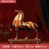 高档黄铜马到成功马摆件工艺品新中式客厅玄关办公室乔迁新居礼物