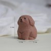 青木凡木质小动物摆件可做挂件木雕小老虎卡通可爱木雕礼品