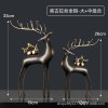招财铜鹿摆件高档家居轻奢办公室桌面客厅电视柜酒柜装饰结婚礼物