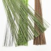 工厂批发纸包花艺铁丝40cm30号26号绿色花枝杆手工diy仿真花材料