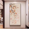 新中式荷花九鱼图玄关挂画入户正对门招财装饰画走廊过道高级壁画