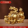 批发貔貅招才摆件一对客厅玄关办公室开业家居装饰品摆件黄铜貔貅