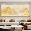 背靠金山客厅装饰画有山无水办公室沙发背景墙挂画轻奢高级感壁画