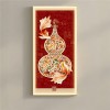 九鱼图玄关装饰画入户正对门福字挂画年新款高端走廊过道壁画