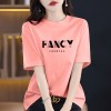 a高品质棉正肩短袖T恤女2026夏季新款显瘦宽松简约小众百搭T恤女