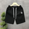 轻奢休闲风格白色提花短裤男款夏季潮牌五分裤2025新款男士半截裤