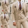 跨境外贸新郎伴郎西服套装商务西服三件套婚礼宴会西装套装男