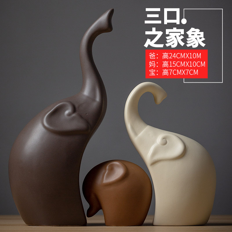 景德镇陶瓷摆件北欧客厅电视柜酒柜玄关鹿装饰品创意摆设创意摆设