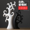 景德镇陶瓷摆件北欧客厅电视柜酒柜玄关鹿装饰品创意摆设创意摆设