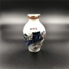 青花瓷花瓶陶瓷工艺品冰箱贴外贸创意磁铁仕女图中国特色商务礼品