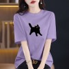 时尚彩T纯棉短袖大码女装2026新款宽松显瘦独特别致高级感上衣夏i