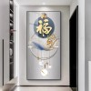 现代轻奢玄关装饰画入户正对门寓意好进门挂画走廊过道高级感壁画