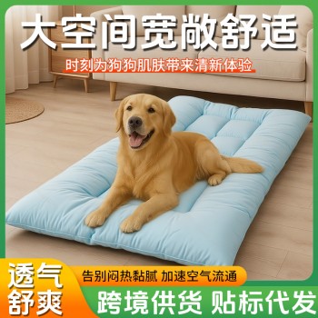 跨境宠物床垫柔软猫狗通用睡垫易清洁防尿宠物窝垫支持免费贴标