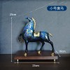 高档黄铜马到成功马摆件工艺品新中式客厅玄关办公室乔迁新居礼物
