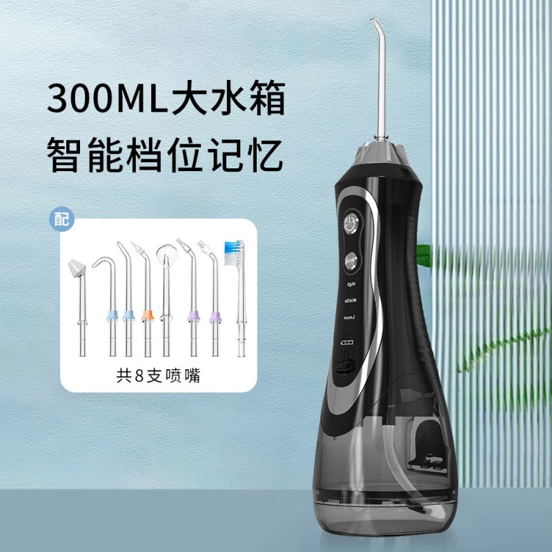 跨境家用水牙线手持便携式洗牙器电动超声波口腔清洁多功能冲牙器