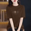 夏季葡萄紫纯棉短袖T恤女2026新款爆款时尚百搭减龄半袖上衣T恤潮