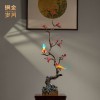 铜艺坊喜上眉梢黄铜喜鹊枝鸟摆件客厅玄关乔迁新居喜鹊登梅铜摆件