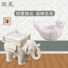 北欧式烛台小动物蜡烛台树脂工艺品摆件创意婚庆家居摆件元旦礼物