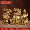 批发貔貅招才摆件一对客厅玄关办公室开业家居装饰品摆件黄铜貔貅