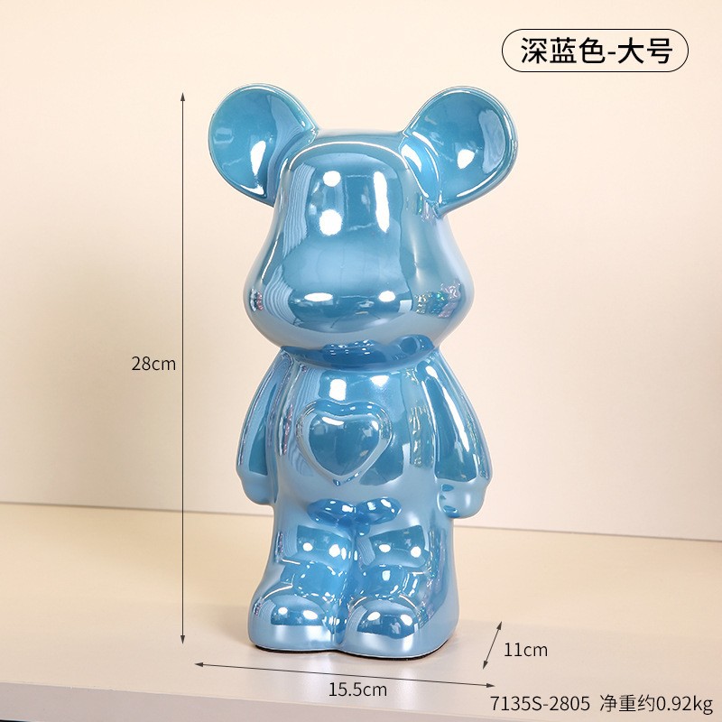 现代轻奢艺术摆件大全客厅书房电视柜办公室桌面装饰品树脂工艺品