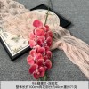 9头胶片蝴蝶兰仿真假花婚庆礼堂花排路引插花装饰布置花艺花材
