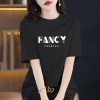 a高品质棉正肩短袖T恤女2026夏季新款显瘦宽松简约小众百搭T恤女