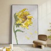 简约复古植物花朵客厅装饰画走廊过道玄关背景墙沙发落地画壁挂画