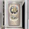 现代轻奢玄关装饰画入户正对门寓意好进门挂画走廊过道高级感壁画