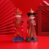宫廷风皇上皇后树脂摆件家居人物桌面婚庆装饰品旅游文创节日礼物