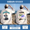 NASA纯棉短袖t恤男夏季潮牌新款大码宽松上衣青少年印花半袖情侣T