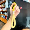 毛绒手机挂绳挂件配饰马卡龙色小清晰包包钥匙挂件实用手机链挂饰