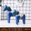 现代轻奢艺术摆件大全客厅书房电视柜办公室桌面装饰品树脂工艺品